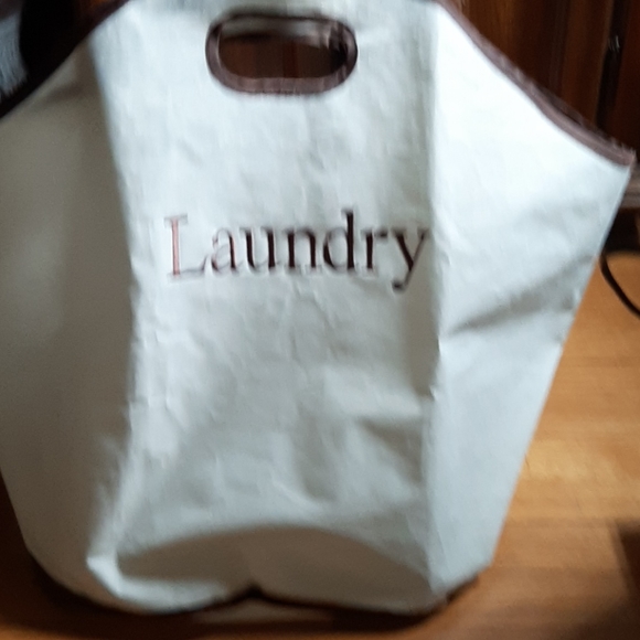 Canvas Laundry Tote NWOT - Picture 6 of 8